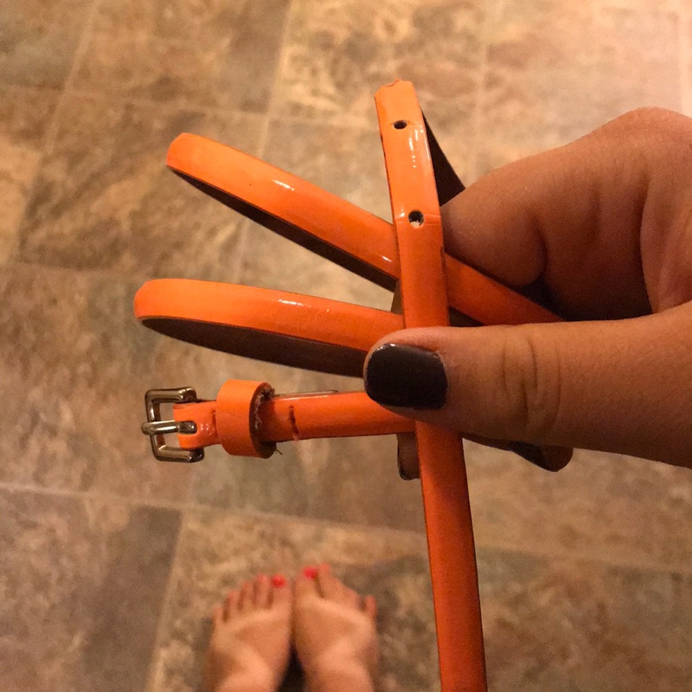 Thrifted Orange Belt